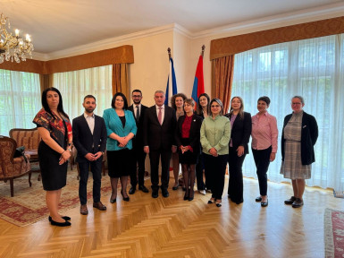 Sharing, Learning, Inspiring: We hosted an Armenian delegation for a Migration Management Exchange in Prague 
