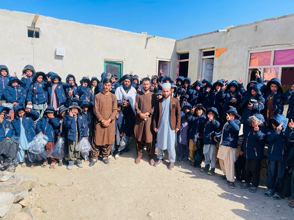 We distributed jackets, socks, and hats to over 9,680 Community-Based Education students and teachers ahead of winter in central Afghanistan