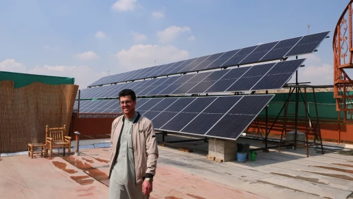 People in Need Afghanistan installed solar panel not only to reduce operational costs but also to combat climate change concerns, removes carbon footprints and make the office more eco-friendly.