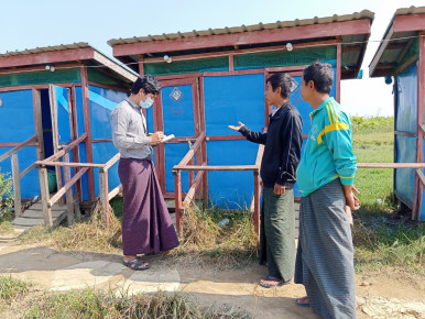 Water, sanitation, and hygiene support for displaced people in Myanmar