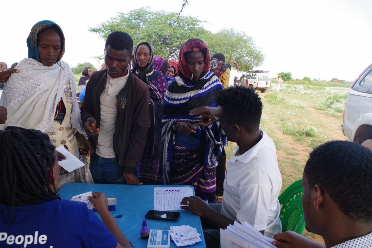 To meet immediate basic needs through multi-purpose cash assistance in Ethiopia