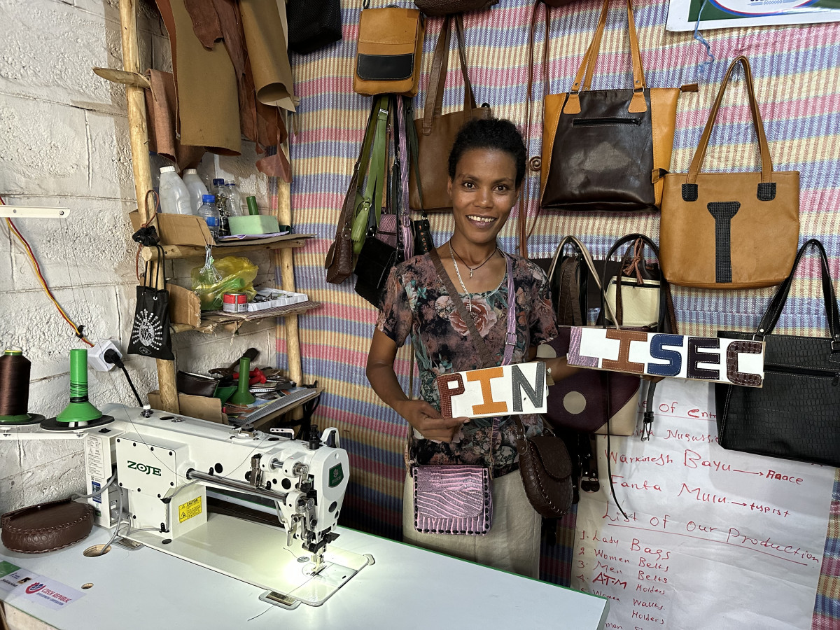 Fasika's story: Fashioning a living from leather in Ethiopia