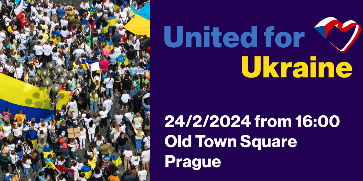 United for Ukraine! Join the rally on the 2nd anniversary of the war. Together, we will send a message of support to the Ukrainian people