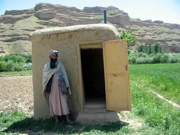 Every third man does not have his own toilet, People in Need is helping to change that.