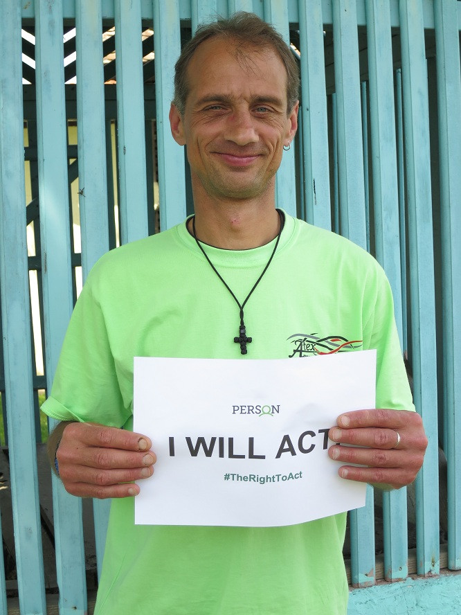 I spent 21 years without any rights in an institution. Now I can work and start my life, says Nebojsa