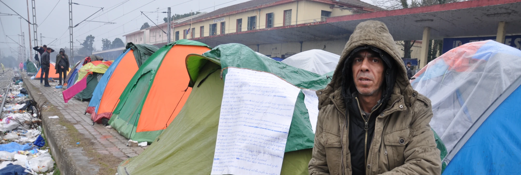 Czech and Slovak aid in refugee camps in Balkans