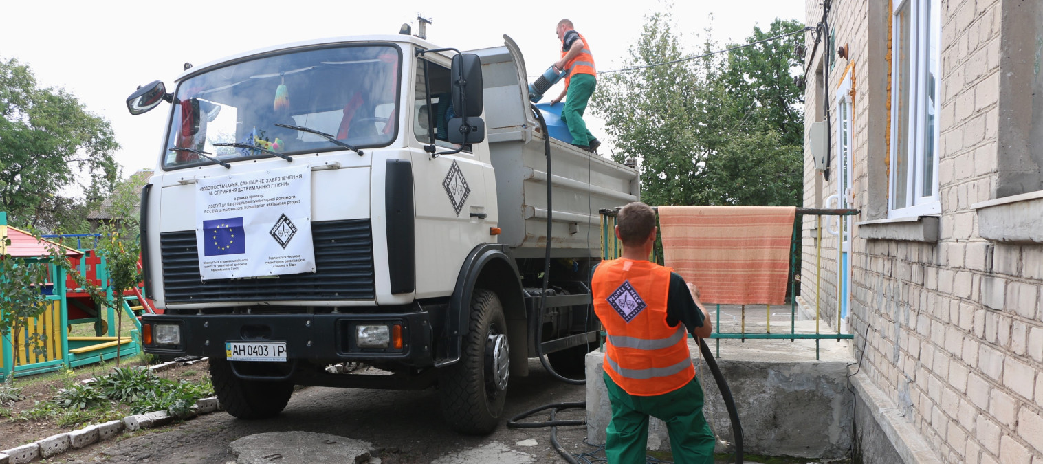 What is for lunch? Safe water for Eastern Ukraine