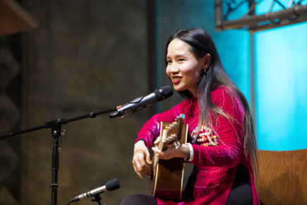Mai Khoi, a Vietnamese artist and dissident, awarded the 2018 Václav Havel International Prize