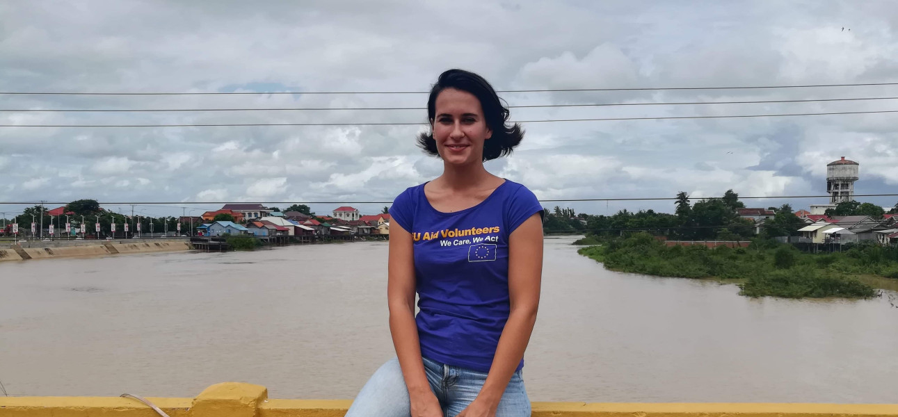 Francesca Puricelli, EU Aid volunteer in Cambodia