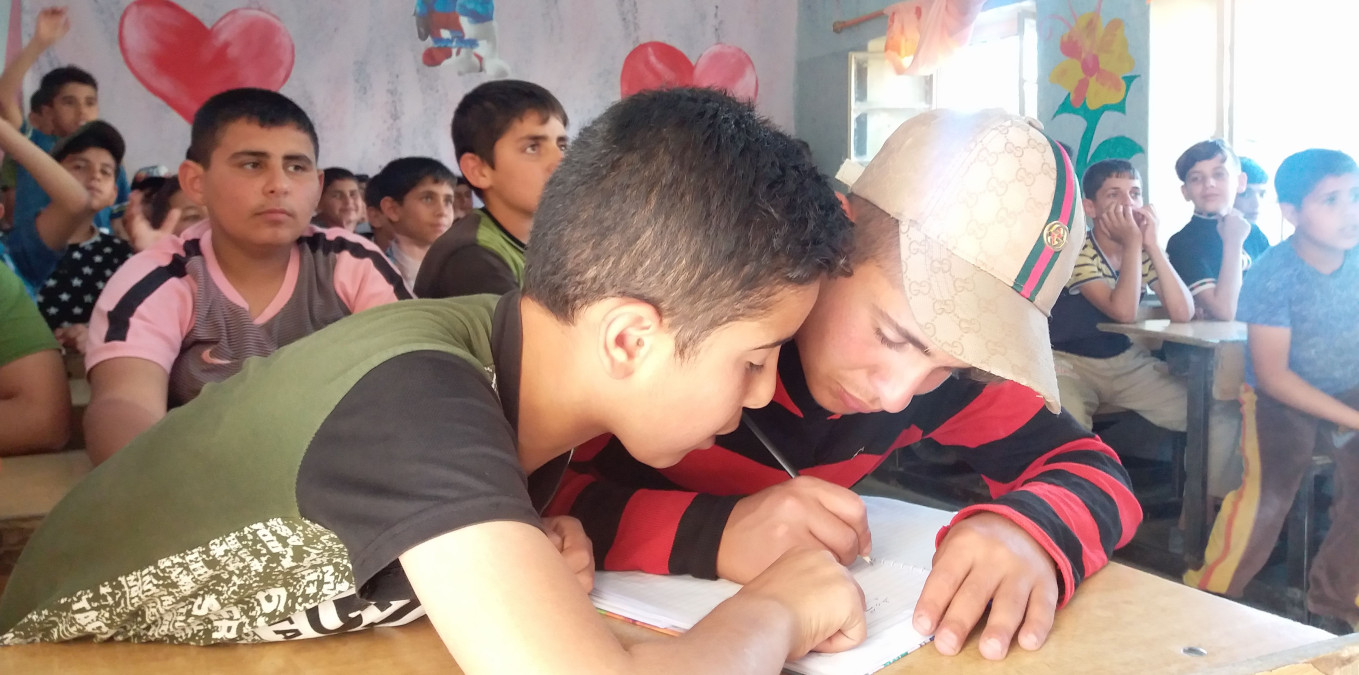 “The teachers are like fathers for me,” says Abdullah who lost his own father during the ISIL takeover