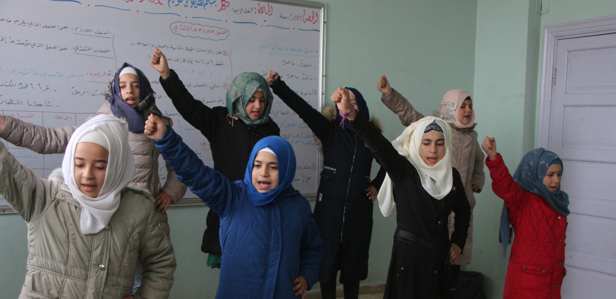 Using education, rhymes, and rhythms to cope with an endless war