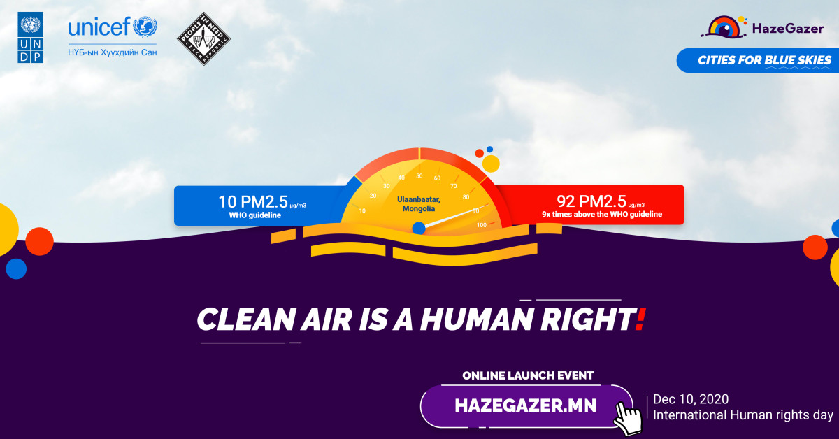 Web-based platform will help Ulaanbaatar residents to understand air pollution impact on health and well-being