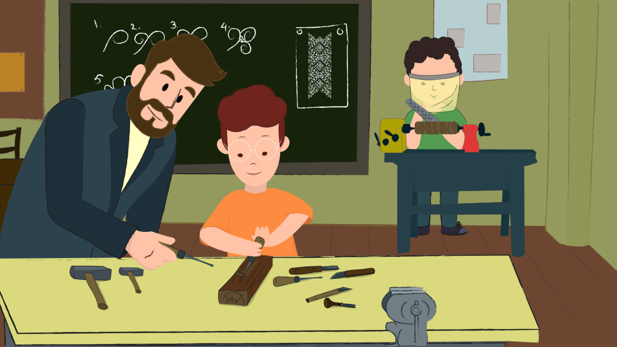 Carving a better future for children in eastern Ukraine