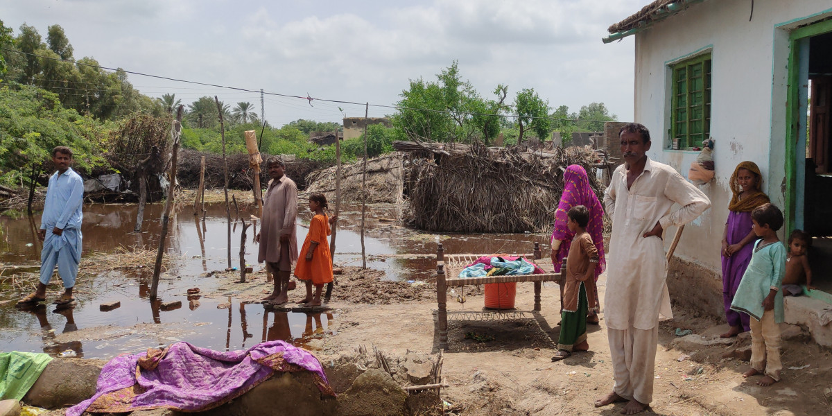 In Pakistan, a third of the country is affected by floods; we are sending €100,000 in aid